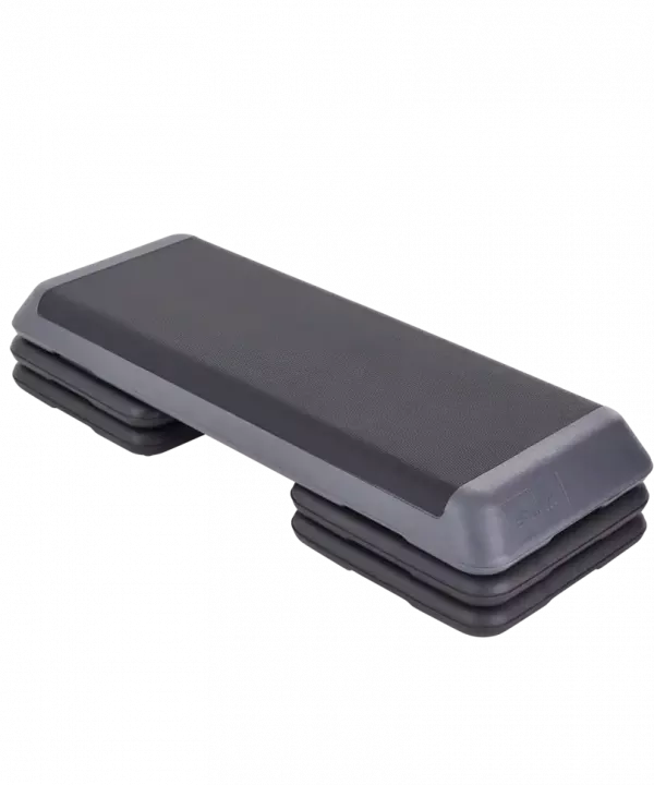 Степ-платформа быстросборная SP-205 108х41,5х20 см, обрезиненная, 3-х уровневая
